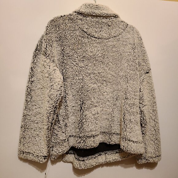 CAROLINA PANTHERS Gray Sherpa Quarter-Zip Pullover -XL - Picture 4 of 6